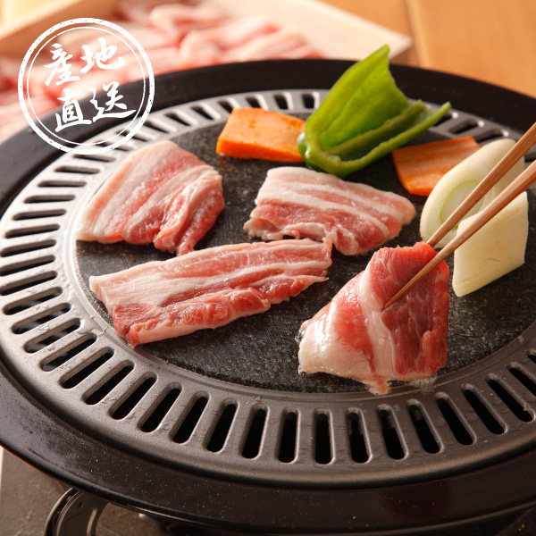 産地直送グルメ│さくらポークバラ焼肉＆岩塩