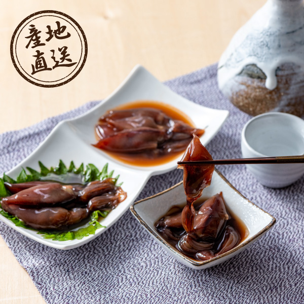 産地直送グルメ│カネツル砂子商店 ほたるいかすがたづくり3本セット