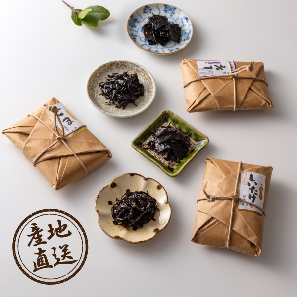 産地直送グルメ│小さな油紙佃煮4品セット