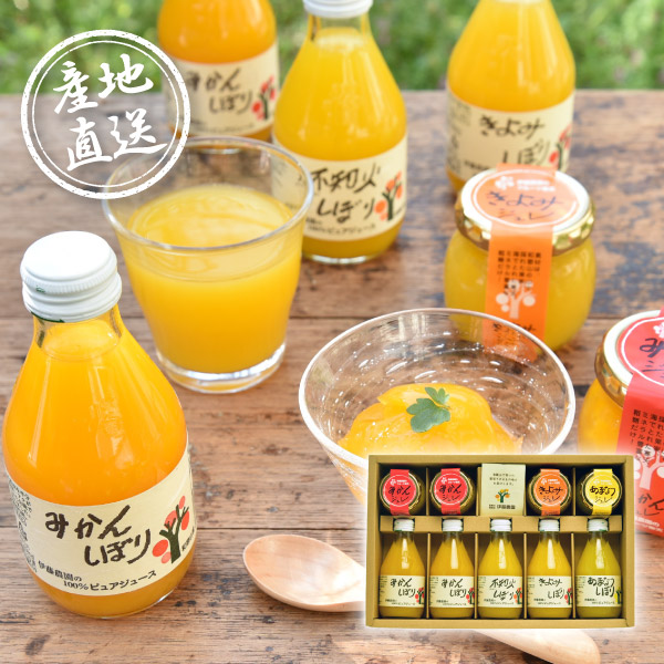 産地直送グルメ│伊藤農園 100%ピュアジュース&ジュレセット