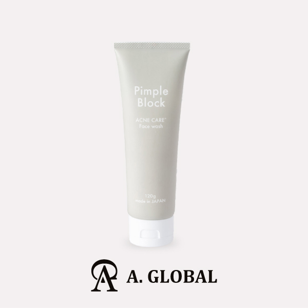 【洗顔】A. GLOBAL｜薬用フェイスウォッシュ洗顔料 PIMPLE BLOCK 120g