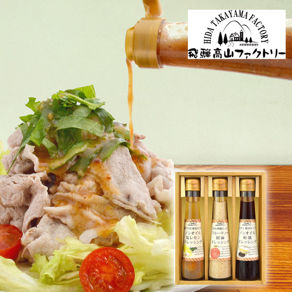 飛騨高山ファクトリー　～食菜味～　すこやかドレッシングギフトA