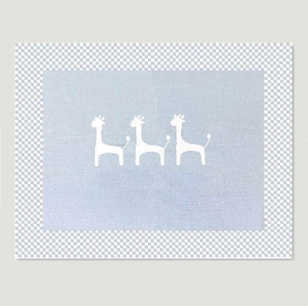 【DOUX COCON】オーガニックブランケット　ベビージラフ