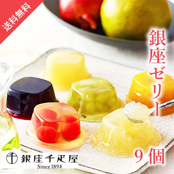 銀座千疋屋 銀座ゼリー9個