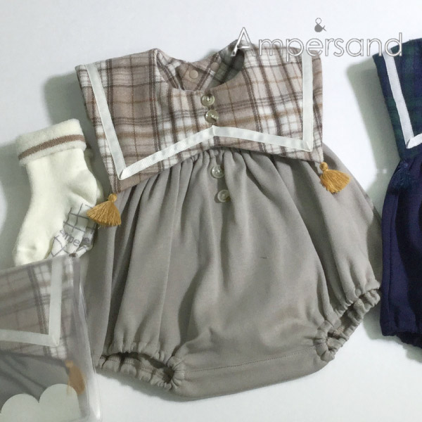 【ampersand】男の子ベビーギフトセット（キャメルベージュ）