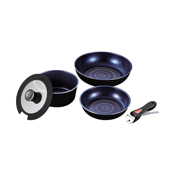 ルクスパン ブルーダイヤモンドコートIH対応クックウェア5点セット