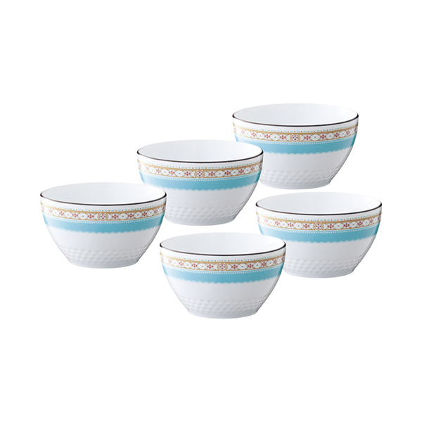 ノリタケ ハミングブルー 11cmボウルセット（5個）