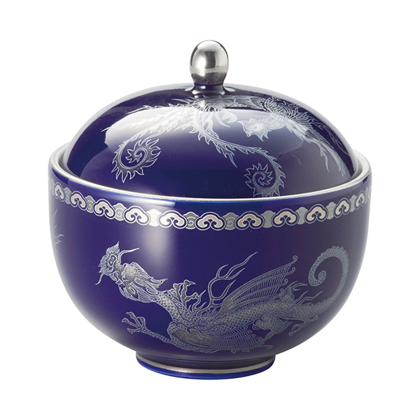 香蘭社 五神 蓋物