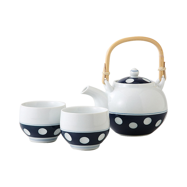 有田焼 水玉 茶の間