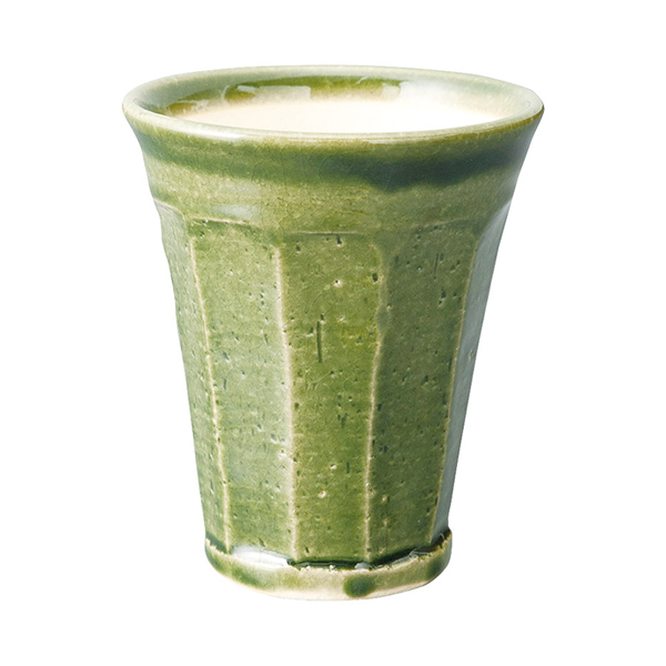 信楽焼 泡うまカップ（グリーン）
