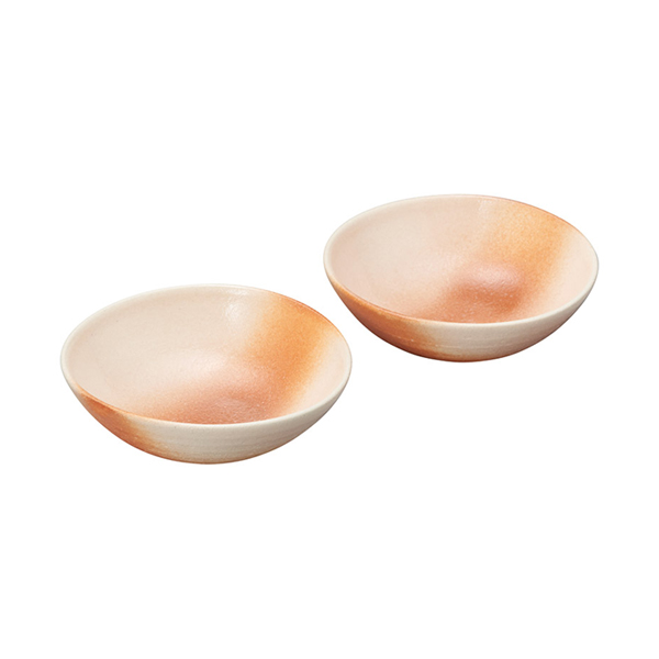 信楽焼 Scarlet 緋色 小鉢ペア