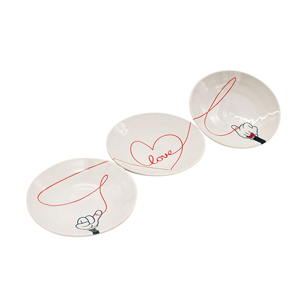 ディズニーキャラクター ラブイズ 中皿セット