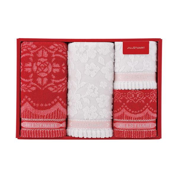 ジルスチュアート ボヌール フェイス2P・タオルハンカチ2P