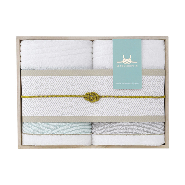 瀬戸内逸品 しおさい フェイスタオル2P