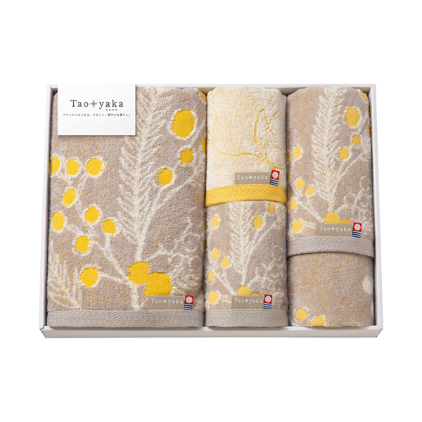 Taoyaka タオルセット （ミモザ）B