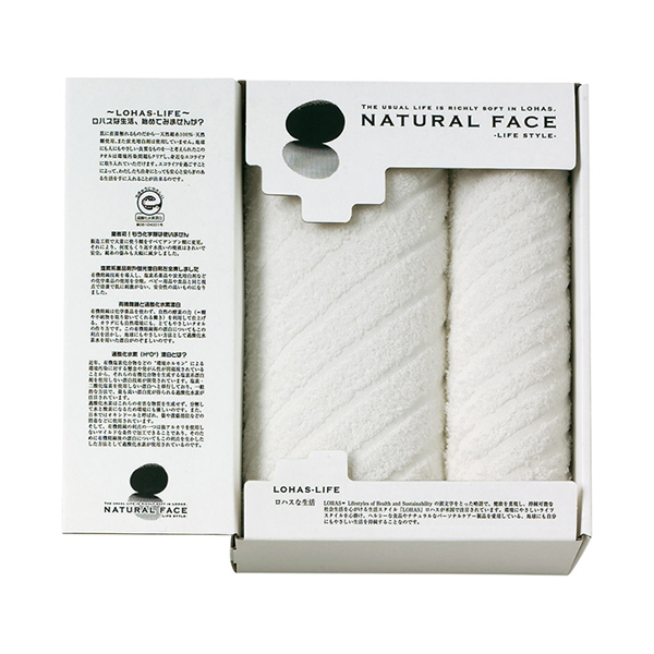 ナチュラルフェイスライフスタイル バス1P・フェイスタオル1P