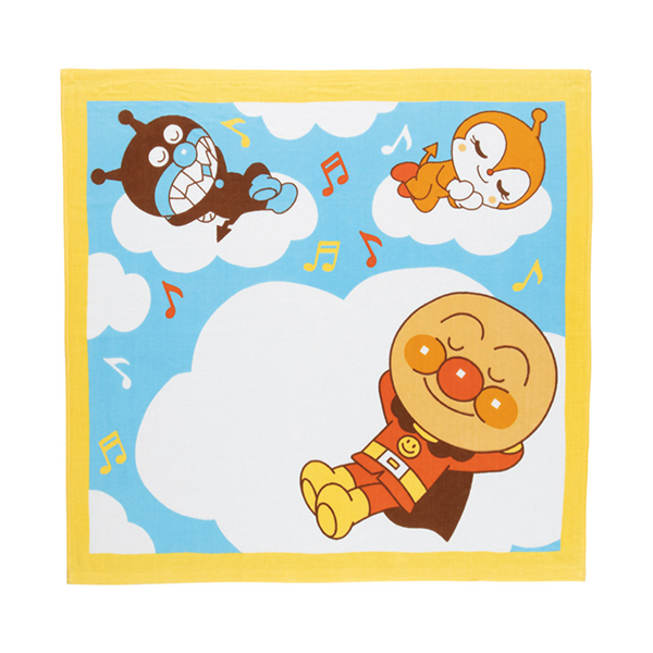 すやすやアンパンマン 湯上げタオル