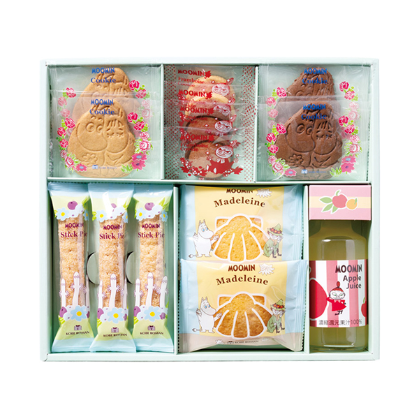 ムーミン ジュース&スイーツセット A