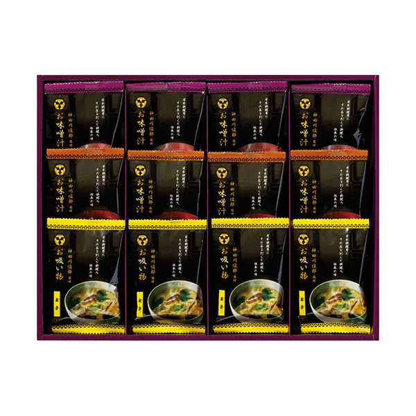 神田川俊郎監修 味和心 お味噌汁ギフト【雅】 B