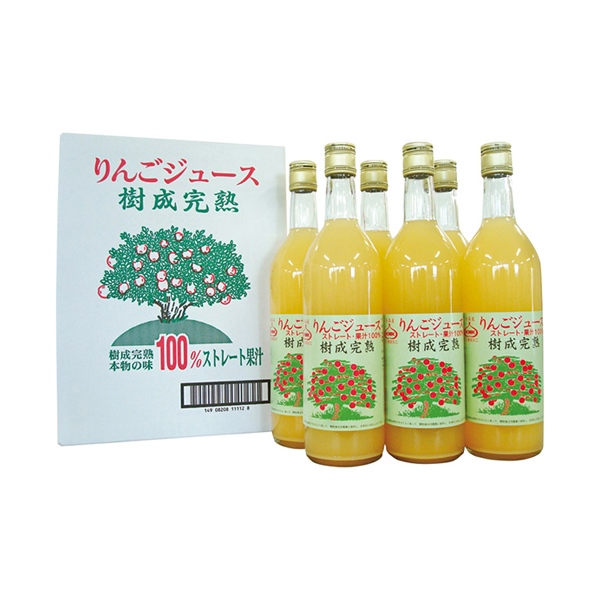 青森津軽産地直送樹成完熟林檎ジュース