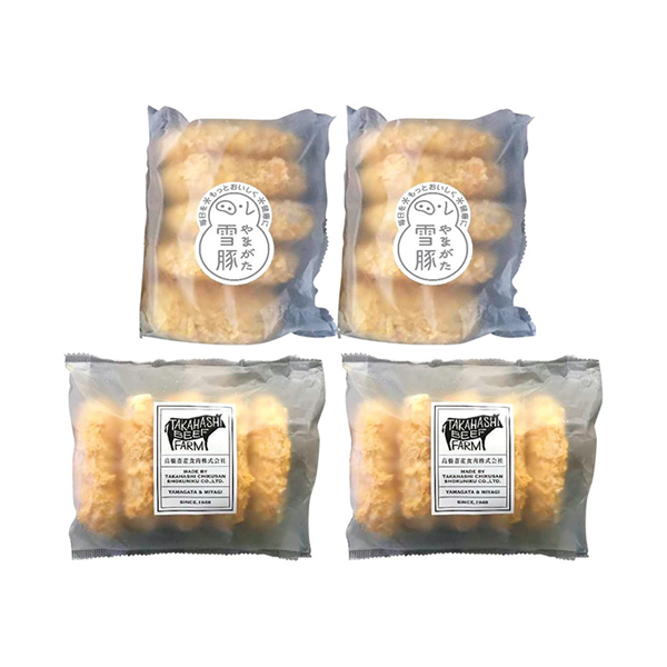 高橋畜産 蔵王牛・やまがた雪豚のコロッケ詰合せ