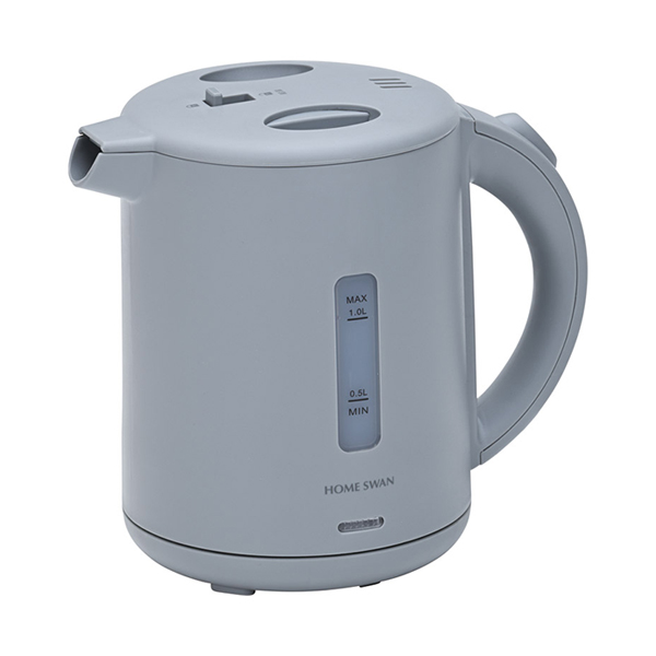 HOME SWAN 転倒漏れ防止機能付き電気ケトル1l