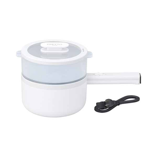ERETTO mono 蒸し器兼用電気片手鍋18cm