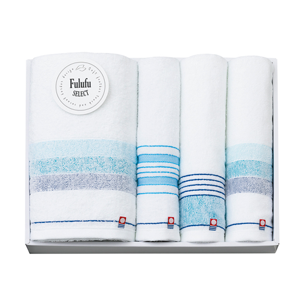Fulufu SELECT バスタオル1P・ウォッシュタオル1P・フェイスタオル2P