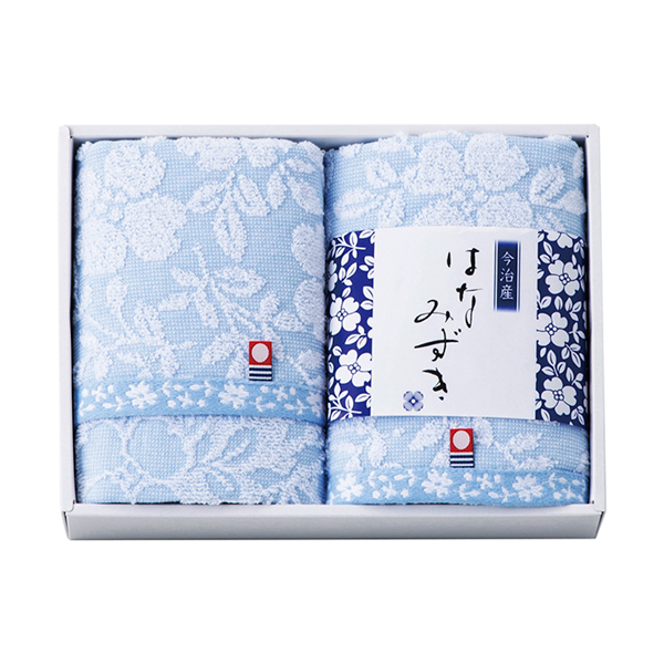 今治タオルブランド はなみずき フェイスタオル2P