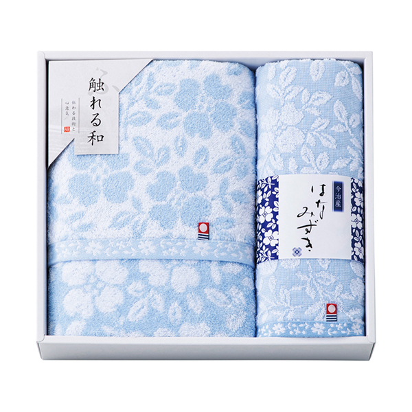 今治タオルブランド はなみずき バスタオル1P・フェイスタオル1P