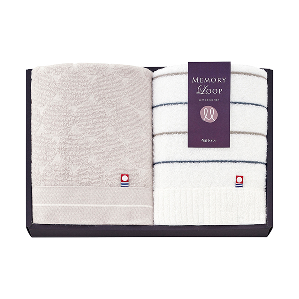 メモリーループ フェイスタオル2P
