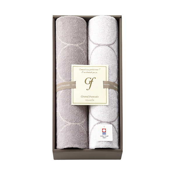 グランフランセヌーベル フェイスタオル2P
