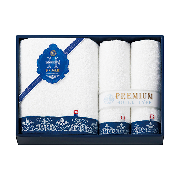 今治 プレミアムホテル仕様 バスタオル1P・フェイスタオル2P