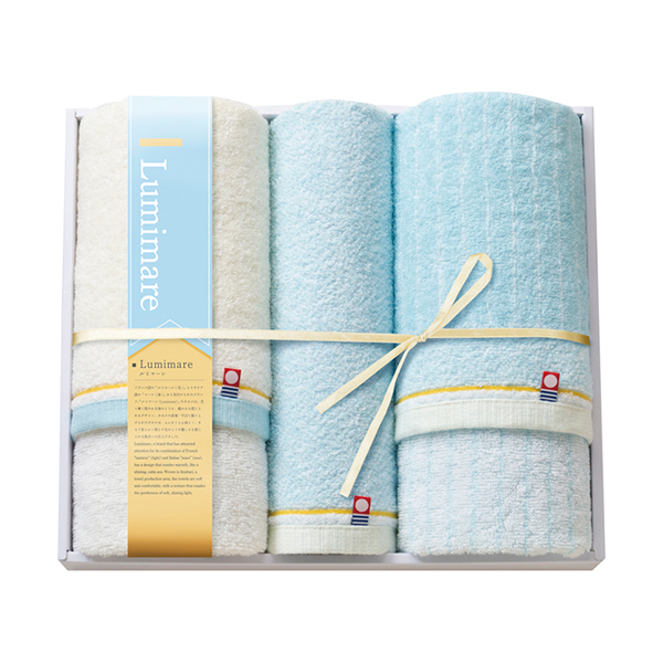 ルミマーレ フェイスタオル2P・ウォッシュタオル1P
