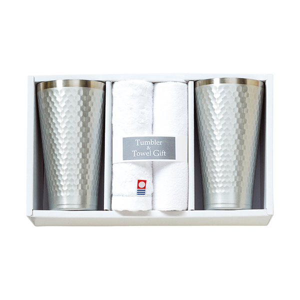 タンブラー＆今治産タオル＆マイクロファイバークロスセットC