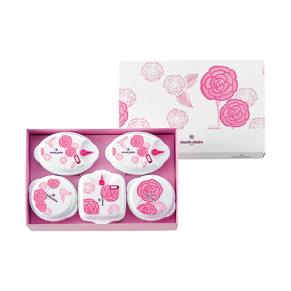 マリ・クレール 電子レンジ容器5pc