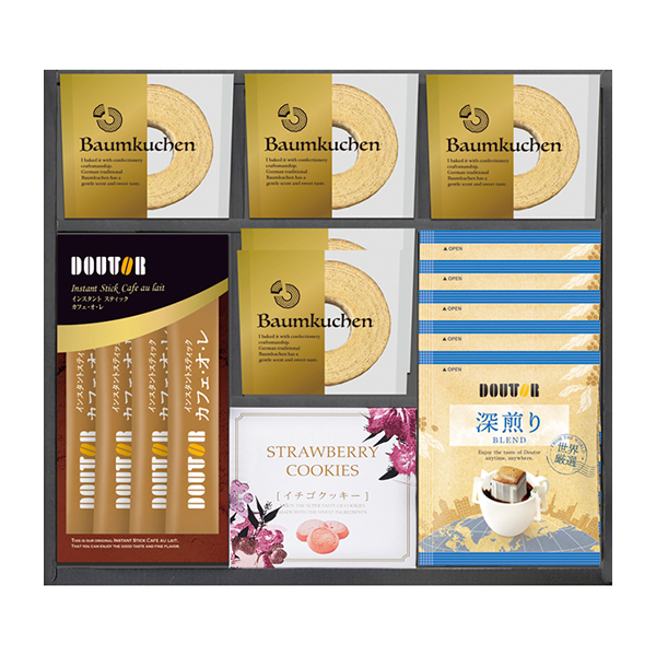 ドトールコーヒー・バウムクーヘンギフトセットB