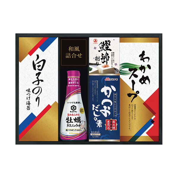 キッコーマンしょうゆ＆白子のり食卓詰合せB