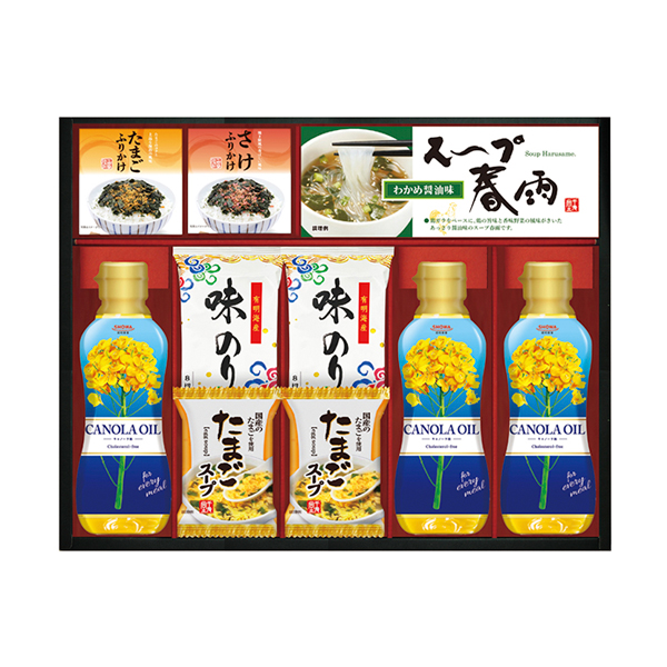 SHOWAキャノーラ油＆のり・たまごスープ詰合せE