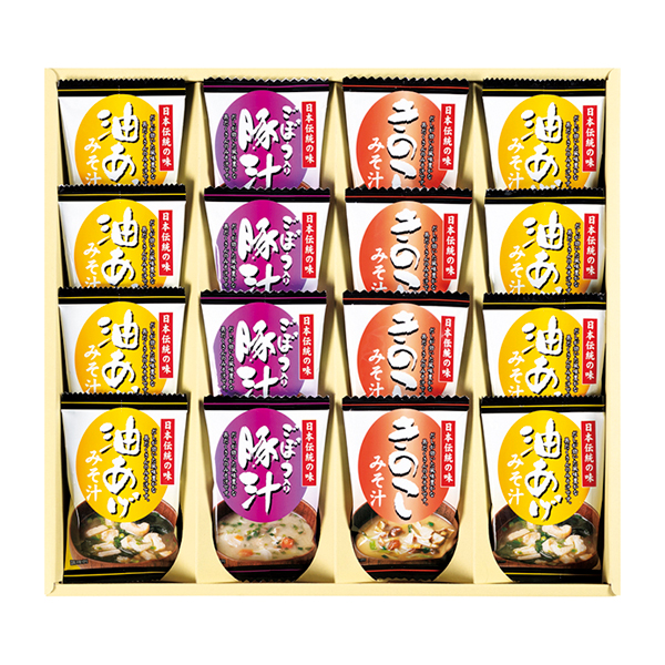 フリーズドライ「お味噌汁三種の味詰合せ」D