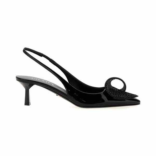 Torchon' slingback Pumps