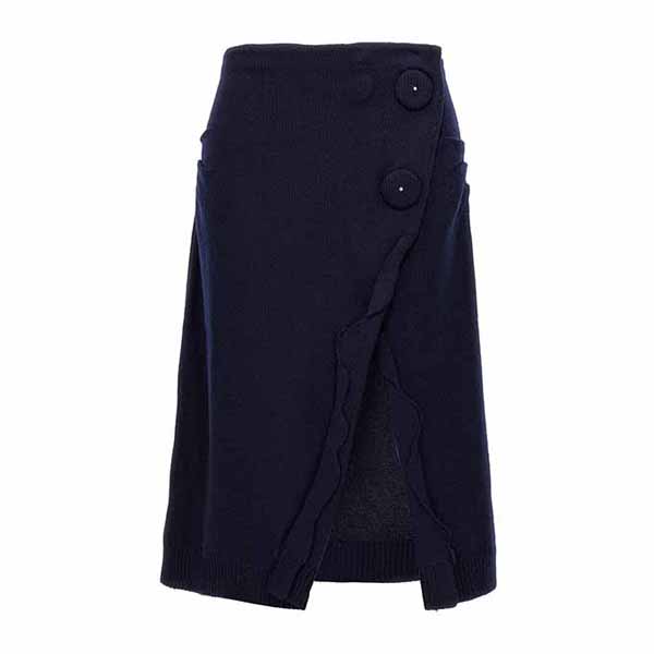 Skirt with maxi button split Skirts