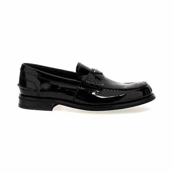 Logo patent leather loafer Loafers