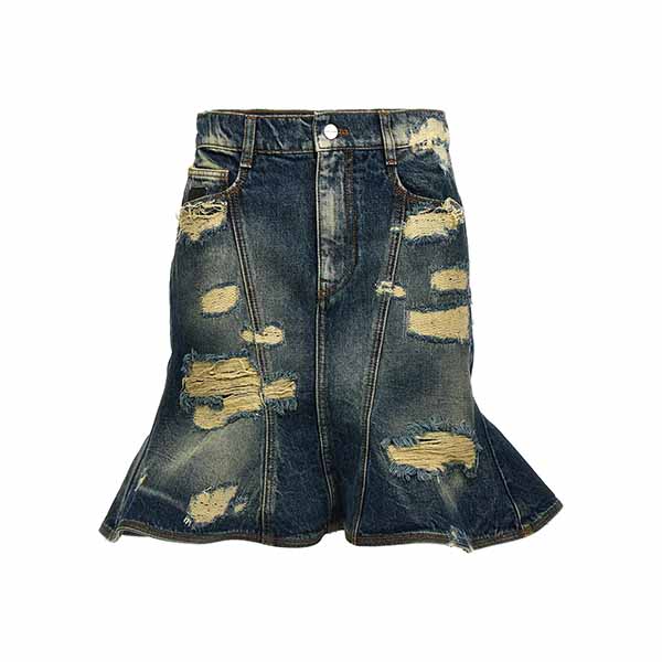 The Rip And Repair Straight Jean' skirt Skirts