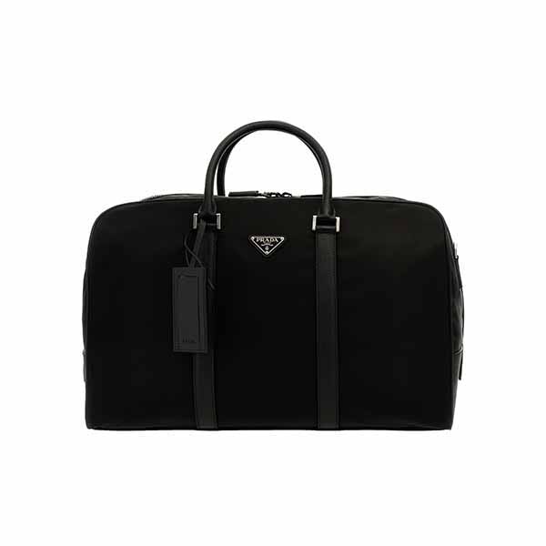 Re-Nylon saffiano travel bag Lifestyle