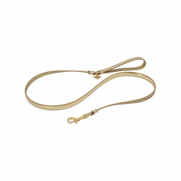 Logo leather leash Pets accesories