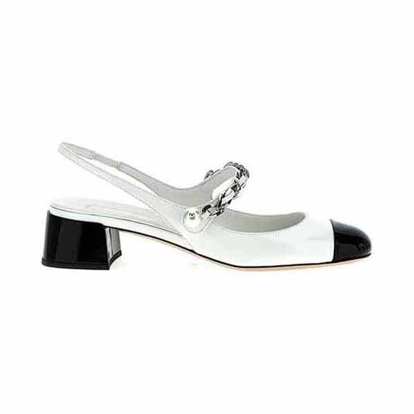 Patent leather slingback  Pumps