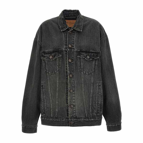 Denim jacket with used effect Casual jackets, parka