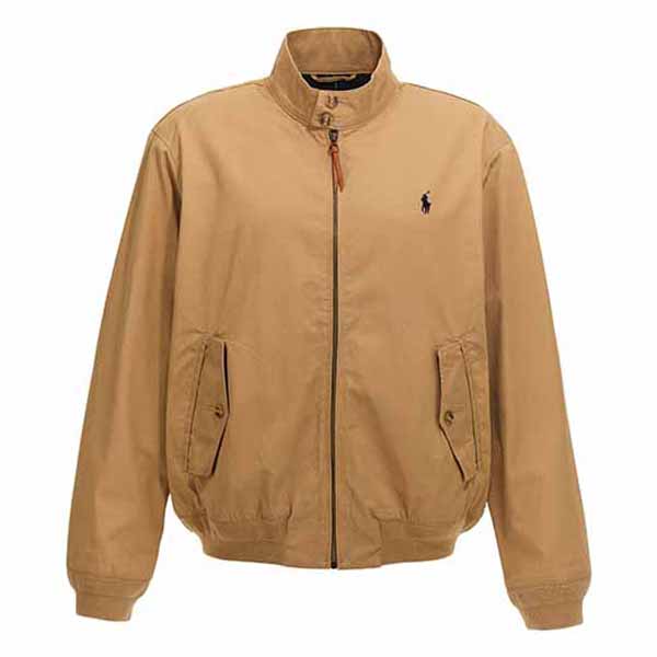 Logo embroidery bomber jacket Casual jackets, parka