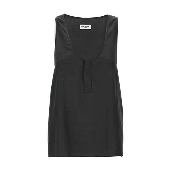 Silk tank top Tops